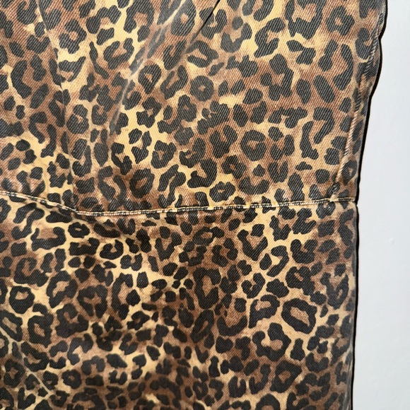 Zara Brown Leopard Pattern Dress - Picture 3 of 3